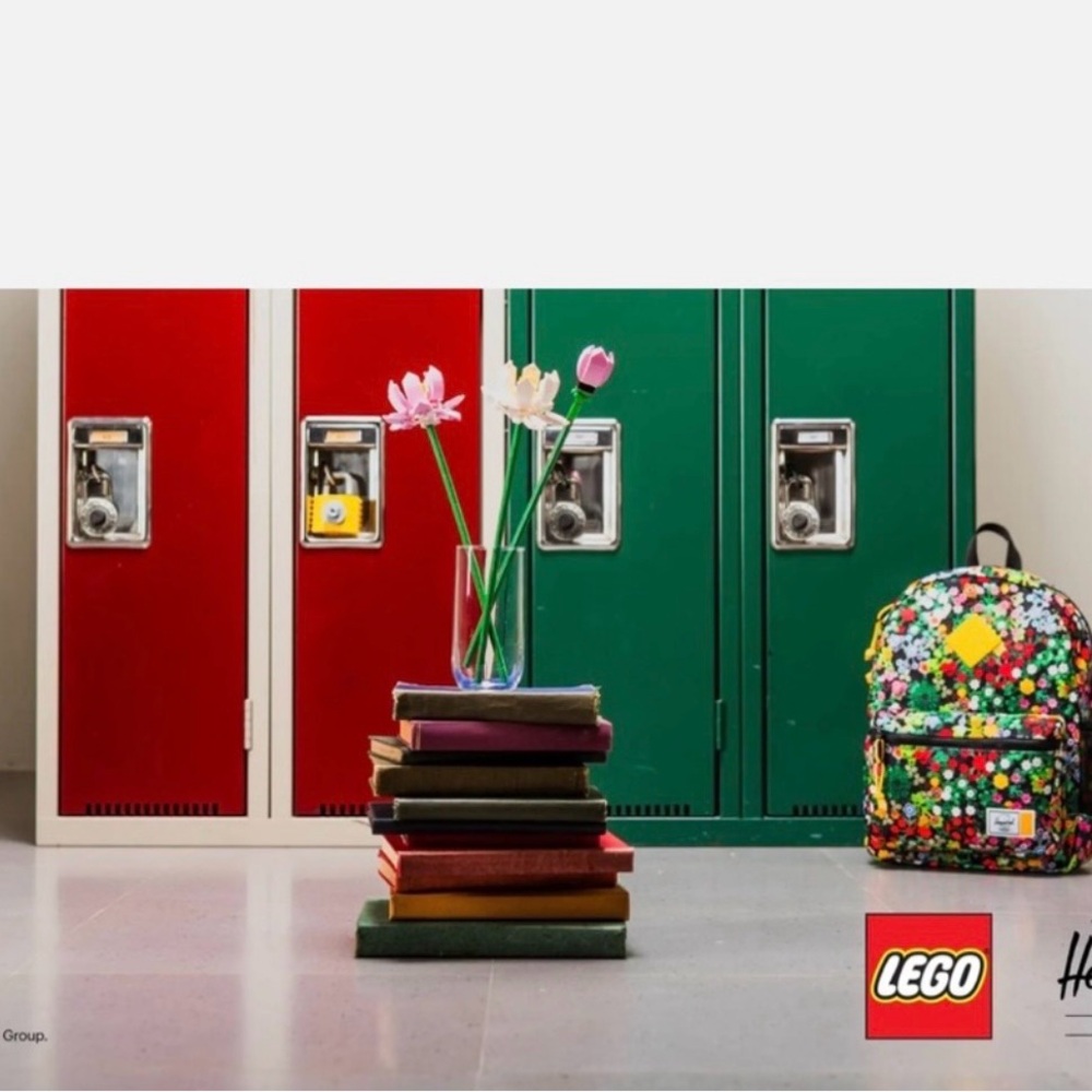 NWT Herschel Supply Co. X LEGO Heritage Youth Backpack - Picture 3 of 6